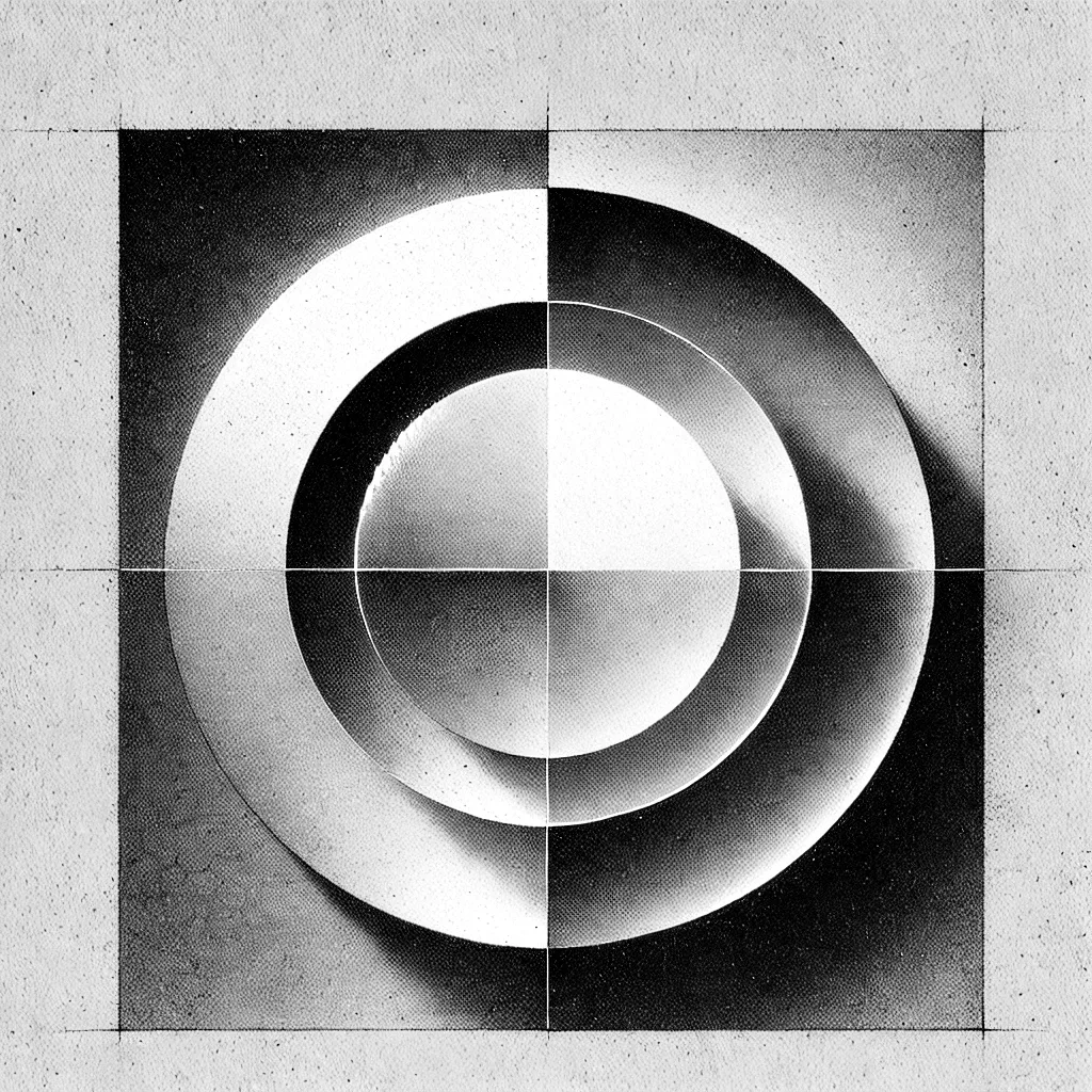 Circles, nested.