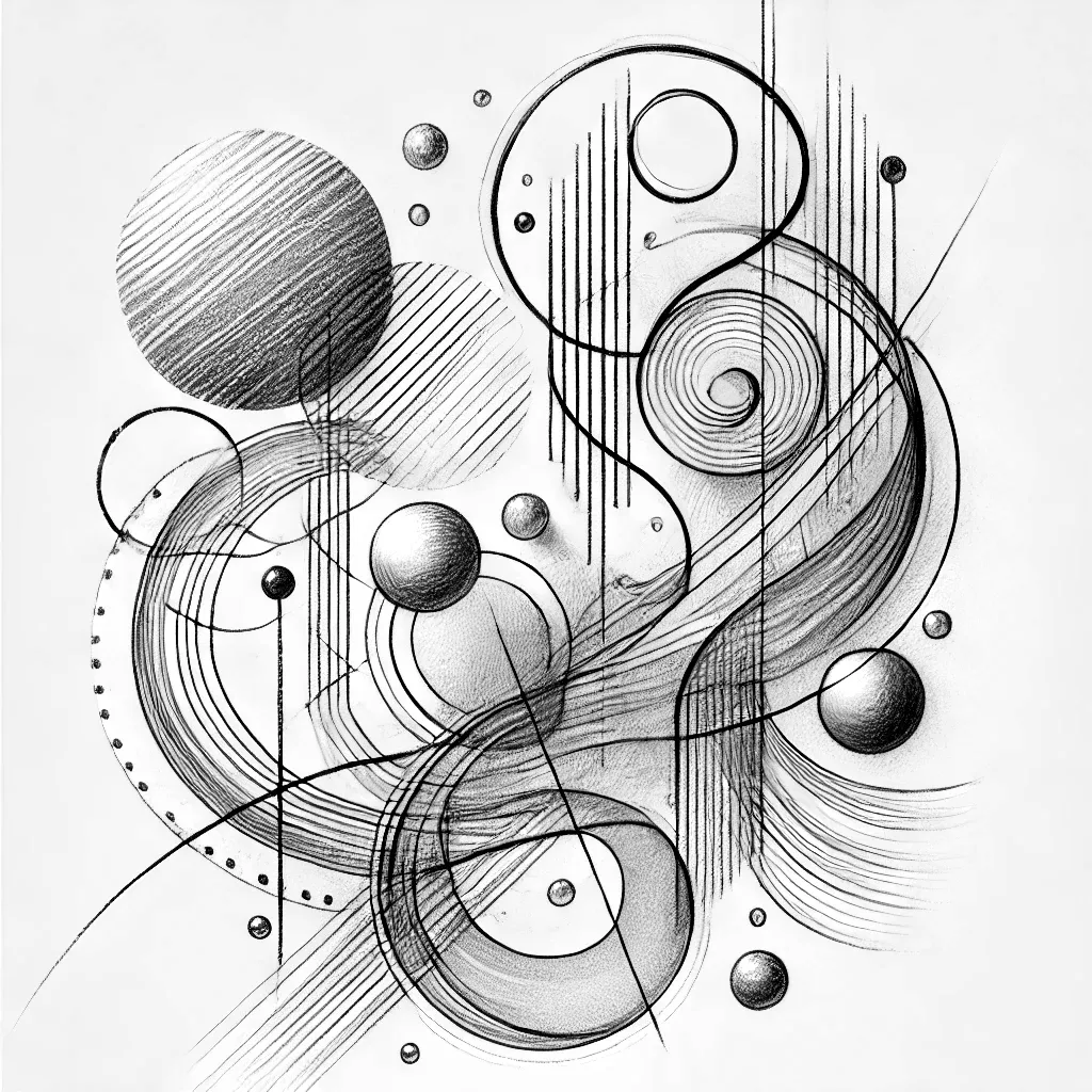 Curves in the margin.