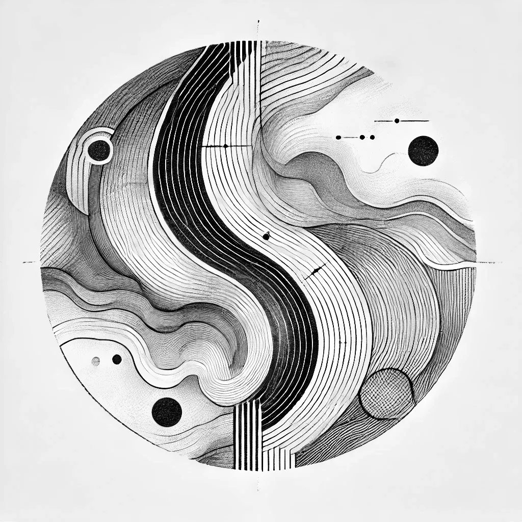 Yin, yang, and the wave.